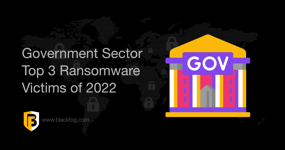 government sector ransomware 2022