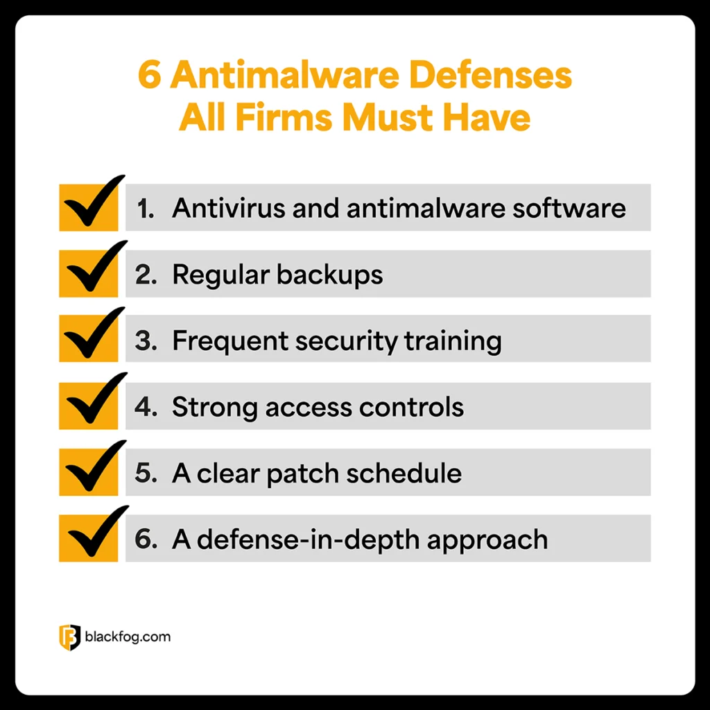 6 antimalware defenses all firms must have 6 antimalware defenses all firms must have
