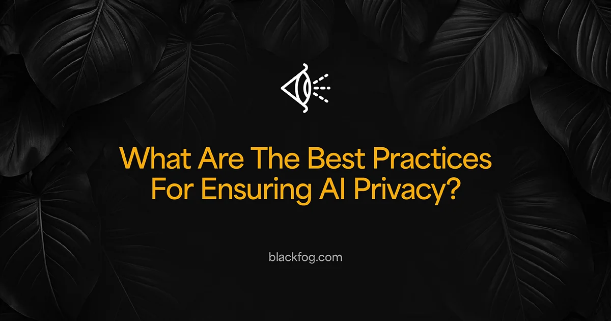 What Are The Best Practices For Ensuring AI Privacy?