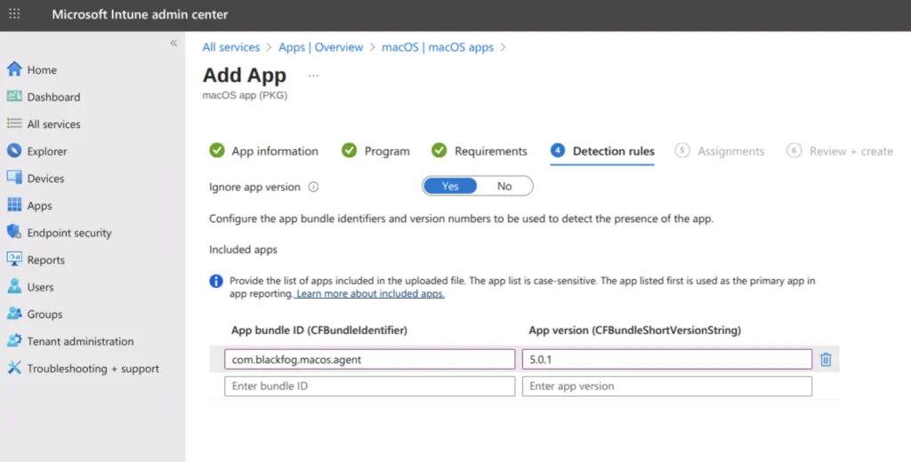 intune detection rules